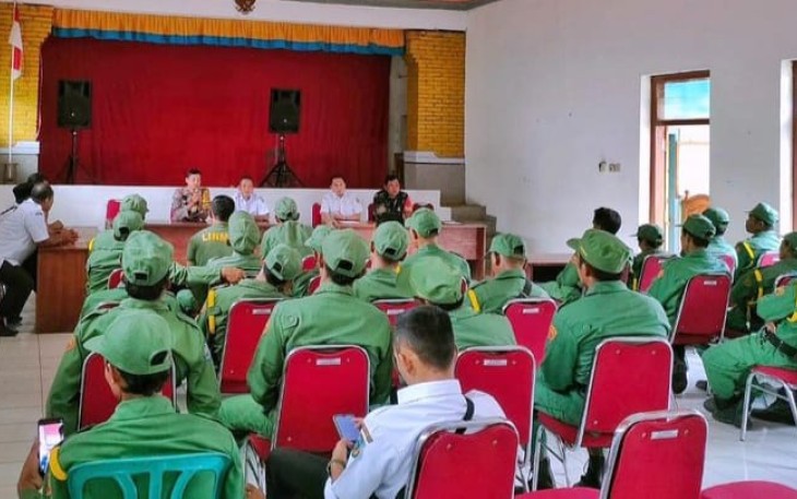 Rakor Bersama Tiga Pilar dan Linmas