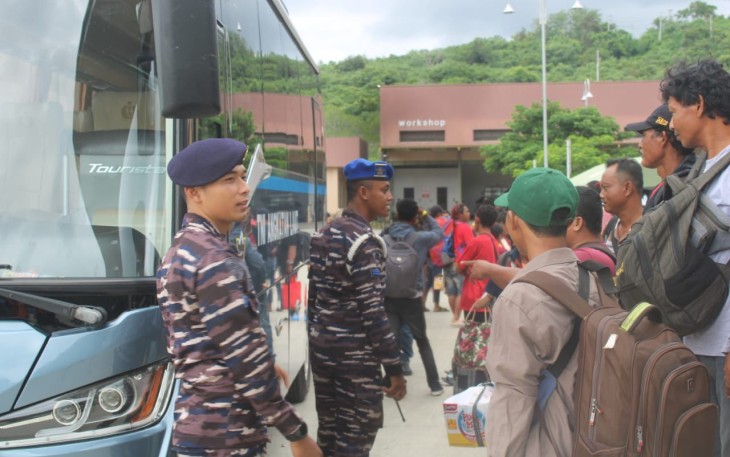Pengamanan arus mudik di pelabuhan Labuan Bajo, NTT