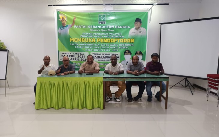 DPW PKB Pegunungan Provinsi Papua Buka Pendaftaran Balon Gubernur dan Bupati 