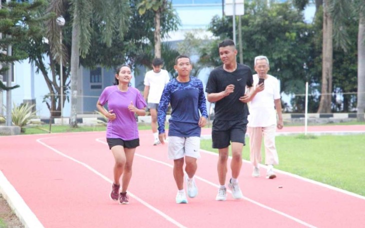Jogging track lapangan galaxy Koopsud I Jakarta 