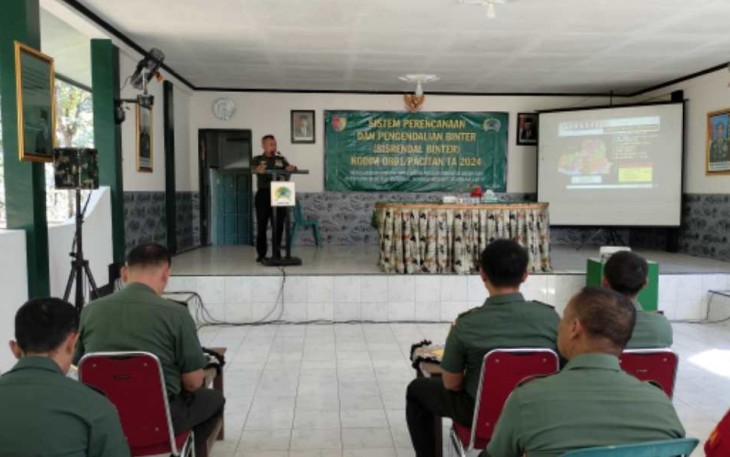 Dandim 0801/Pacitan Letkol Inf Roliyanto 