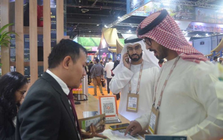 Stand Kemenparekraf di ATM Dubai 2024