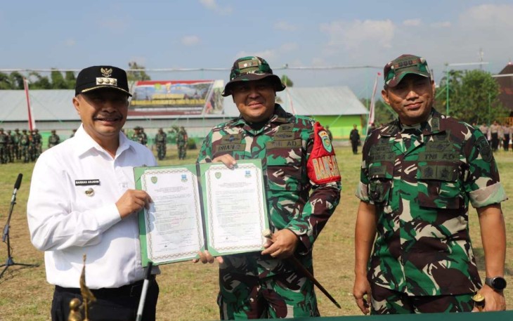 Pembukaan TMMD Reg Ke 120 Kodim 0611/Garut, Rabu (8/5)