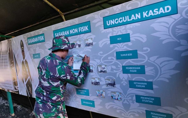 Update progres pengerjaan sasaran TMMD Kodim Palopo 
