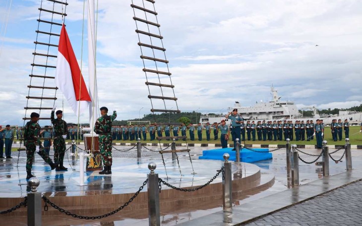 Upacara Hari Kebangkitan Nasional di Koarmada III Sorong