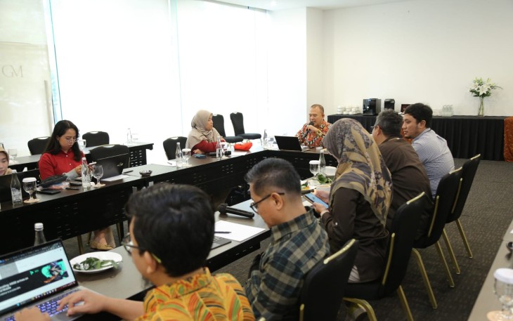 Rapat penyampaian progres MPP Digital di Jakarta 