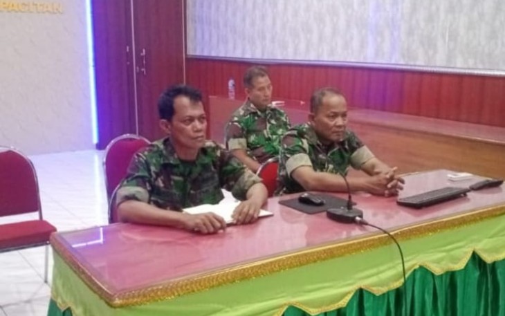 Pengarahan Asintel Kasdam V/Brw Secara Virtual 