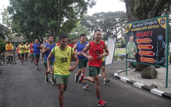Tes garjas prajurit Menarmed 2 Kostrad 