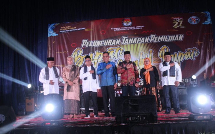 Ribuan Warga Saksikan Peluncuran Tahapan Pemilihan Bupati dan Wakil Bupati 