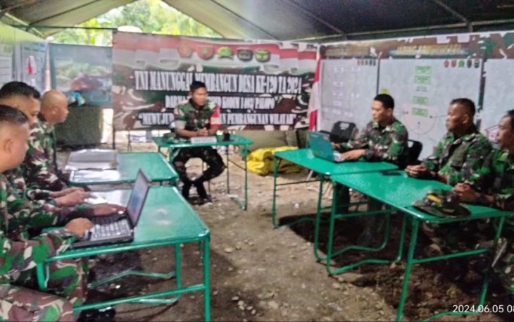 Dansatgas TMMD ke 120 Kodim 1403/Palopo Letkol Arm Kabit Bintoro P