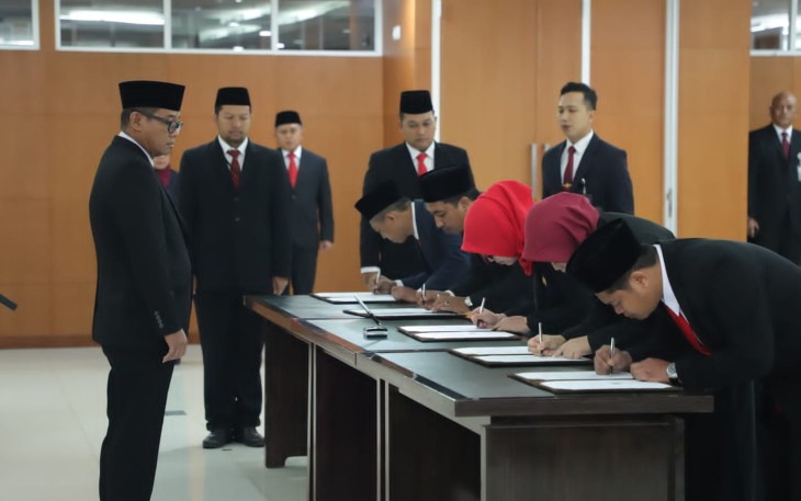 Pelantikan pejabat fungsional dan pengawas Mahkamah Agung 