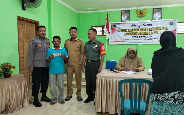Pendampingan BLT DD warga wilayah desa binaan
