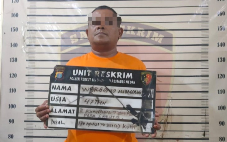 Tersangka pelaku penganiaya hingga korban tewas