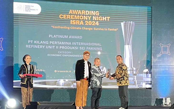 Penghargaan KPI Dumai dalam ajang ISRA 2024