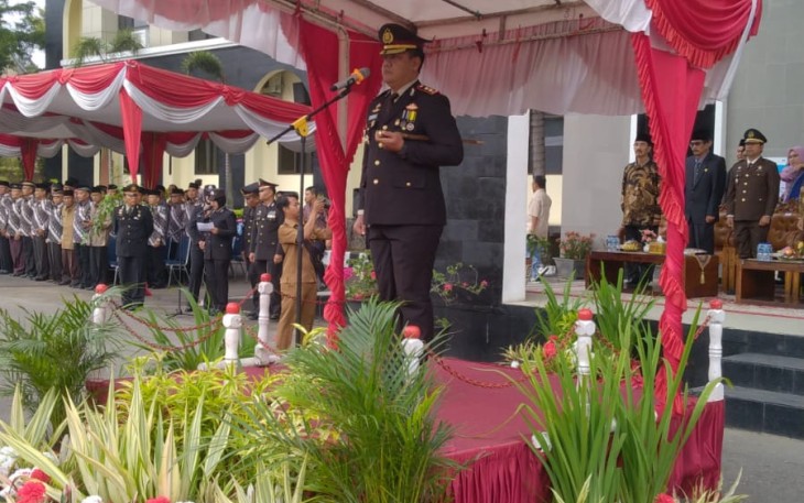 Kapolres Pasaman Jadi Inspektur Upacara 
