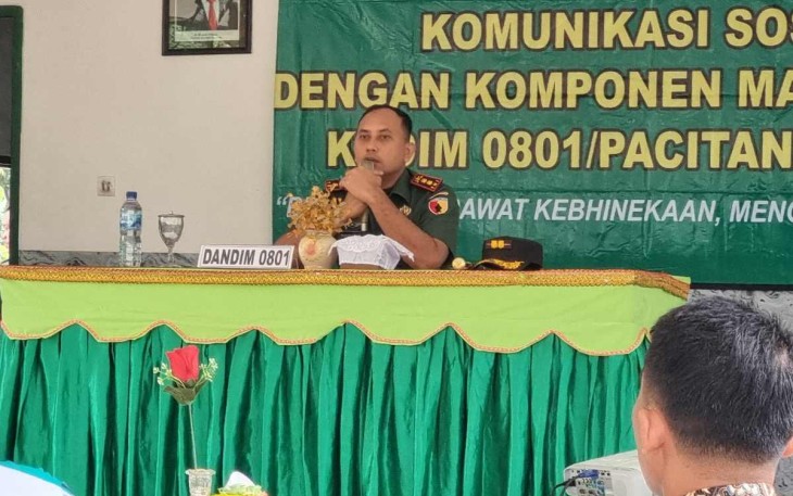Dandim 0801/Pacitan Letkol Arh Imam Musahirul