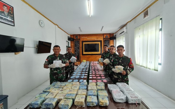Aksi Cepat TNI Berhasil Gagalkan Penyelundupan 35,9 KG Sabu dan Ribuan Ekstasi 