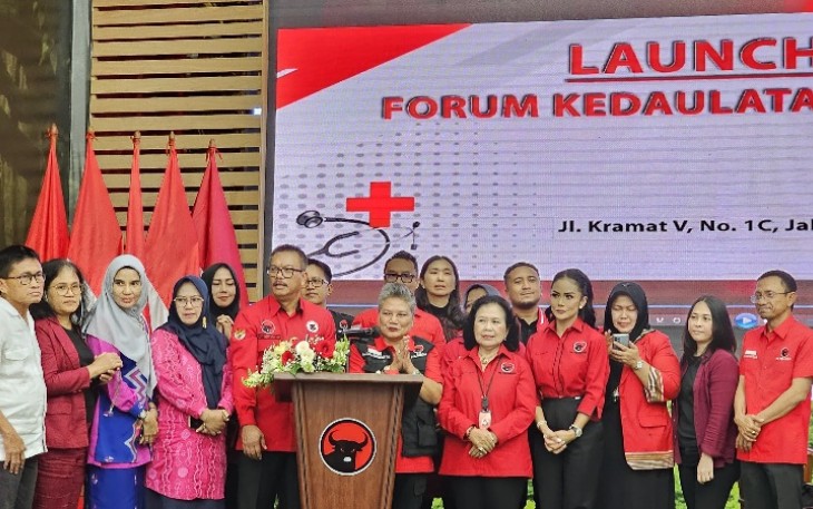 PDIP saat launching Forum Kedaulatan Kesehatan dan Dapur Sehat Anti Stunting 