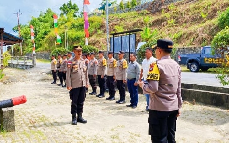 Kapolres Bintan Lakukan Kunjungan Kerja ke Polsek Tambelan 