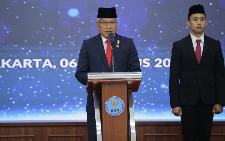 Kepala BNN RI Marthinus Hukom