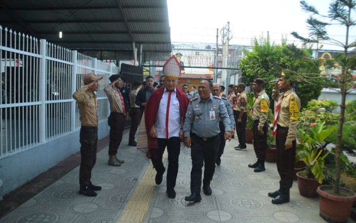 Dirjem HAM berikan pengarahan kepada Satker di Kemenkumham Sumut Bertempat di Lapas I Medan.