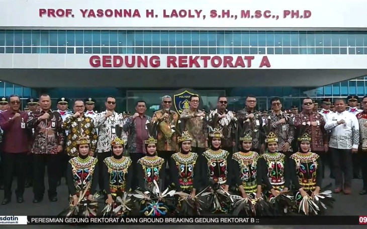 Peresmian POLTEKIN oleh Menteri Hukum dan HAM Yasonna H Laoly