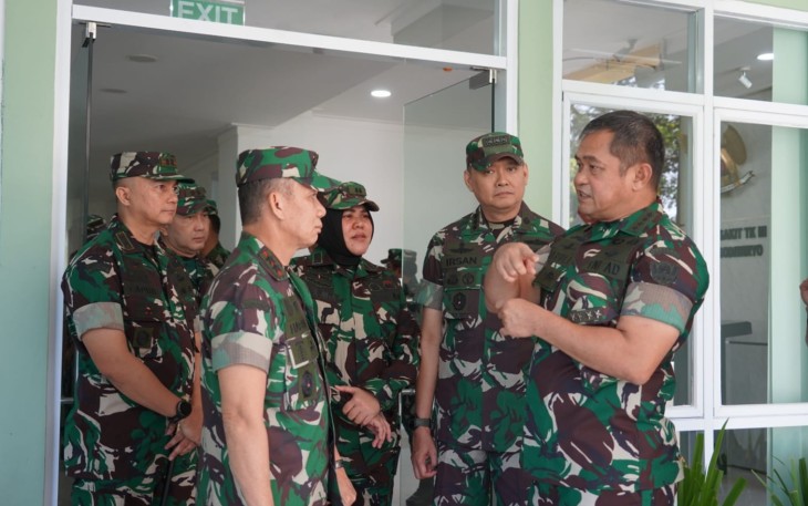 Poto Ketika Pangdam I/BB Dampingin Kunker Kasad di wilayah Korem 032/Wirabraja Sumbar.