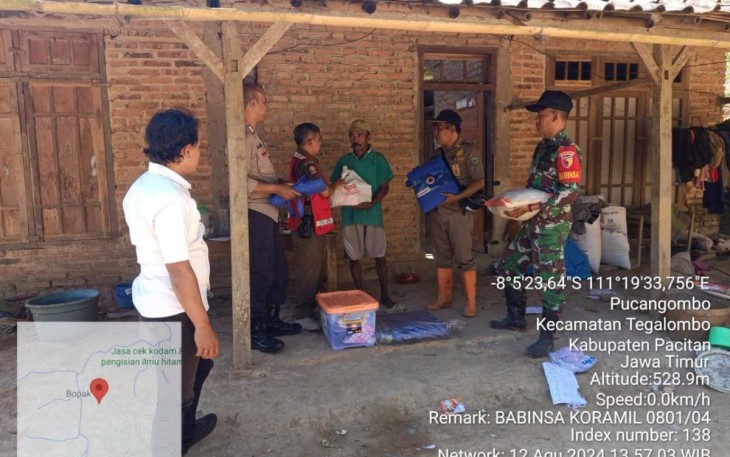 Bantuan korban kebakaran rumah warga binaan