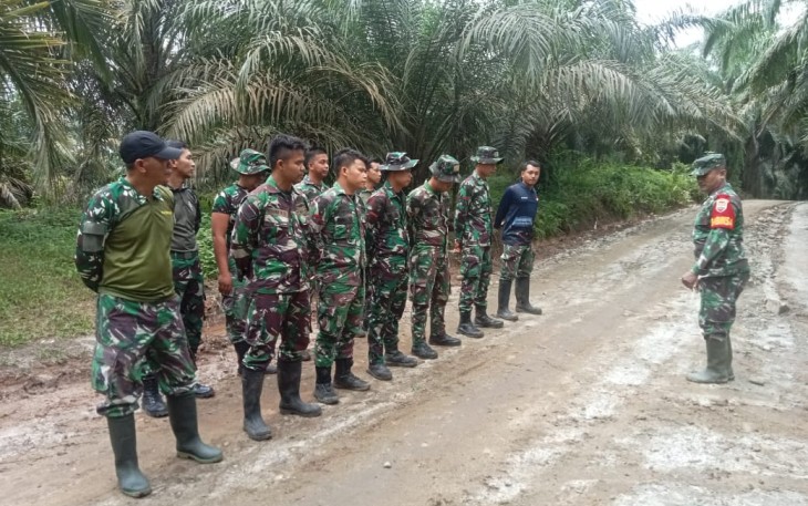 Personil Satgas TMMD TA 2024 Kodim 0204/DS Giat Apel 