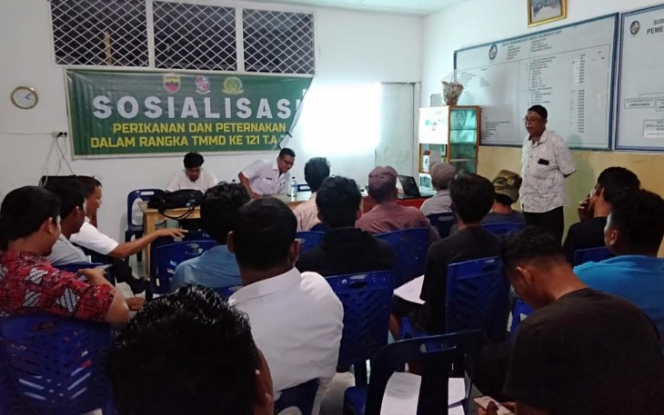 Kegiatan Non Fisik Sosialisasi Perikanan di Lokasi TMMD