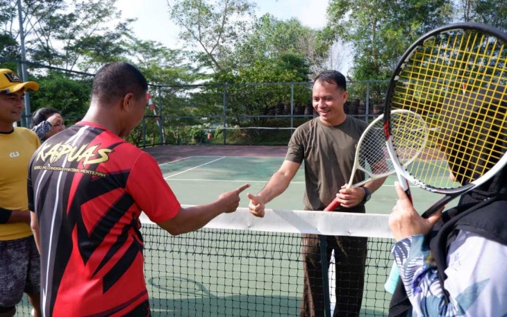 Turnamen tenis lapangan Danrem 12/Abw Cup 2024