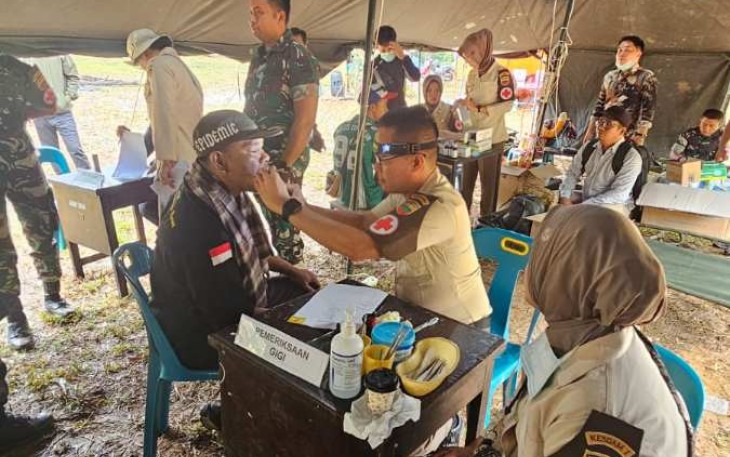 Pengobatan gratis Korem 023/KS