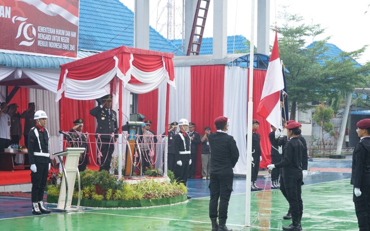 Peringatan Hari Pengayoman ke-79 di Gelar Kanwil Kemenkumham Sumut dipimpina  Agung Krisna