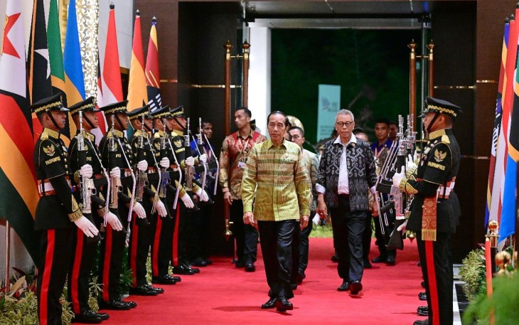 Presiden Jokowi Sambut Delegasi Indonesia-Africa Forum ke-2 di Bali