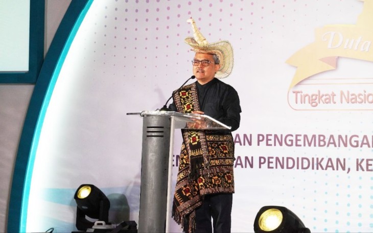 Kepala Badan Pengembangan Bahasa Kemendikbudristek E Aminudin Aziz