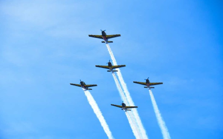 Atraksi Rajawali Laut Flight di BIAS 2024