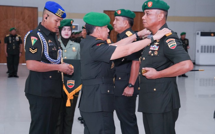 Tiga Komandan Korem di Sertijab oleh Pangdam I/BB