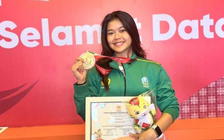 Azzahra peraih 2 medali perunggu PON XXI Aceh-Sumut 2024