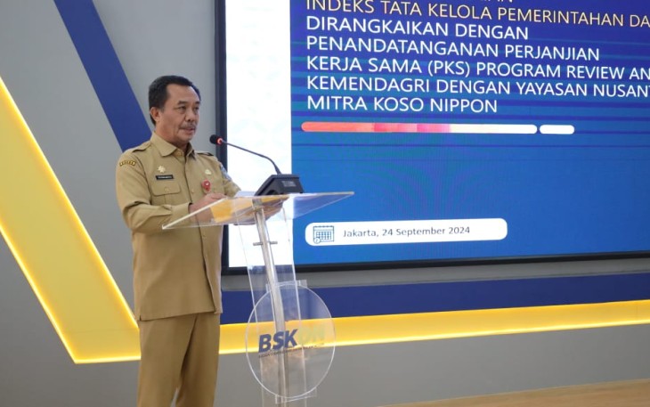 Kepala BSKDN Kemendagri Yusharto Huntoyungo