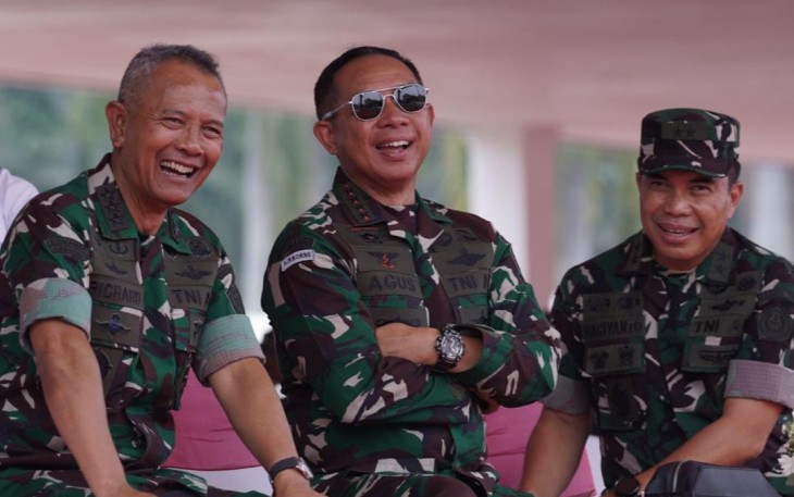 Panglima TNI Tinjau Geladi Bersih Puncak Acara HUT TNI ke-79 Tahun 2024 