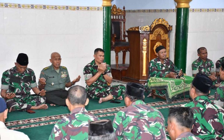 Doa bersama prajurit Kodim 0802/Ponorogo 