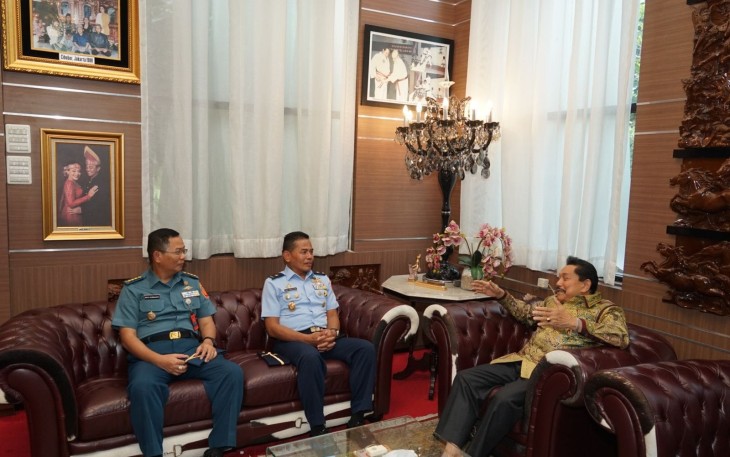 Perwakilan Pati Mabes TNI Silaturahmi ke Jendral TNI (Purn) A.M Hendropriyono Dalam Rangka HUT TNI Ke-79