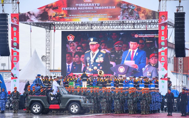 HUT TNI ke-79 di Kota Medan Berlangsung Semarak.