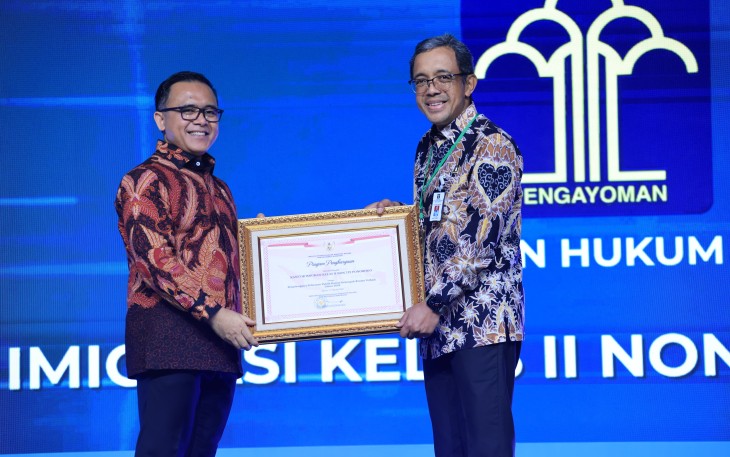 Kemenkumham Meraih Dua Penghargaan.