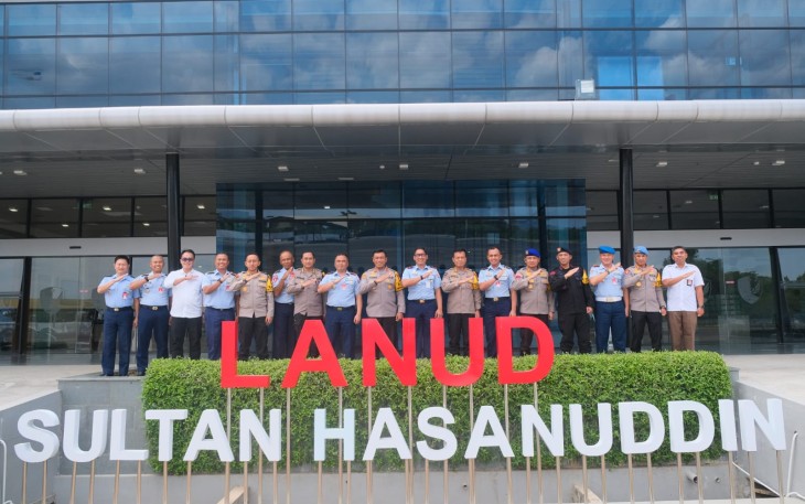 Danlanud Sultan Hasanuddin Terima Kunjungan Kerja Kapolda Sulsel