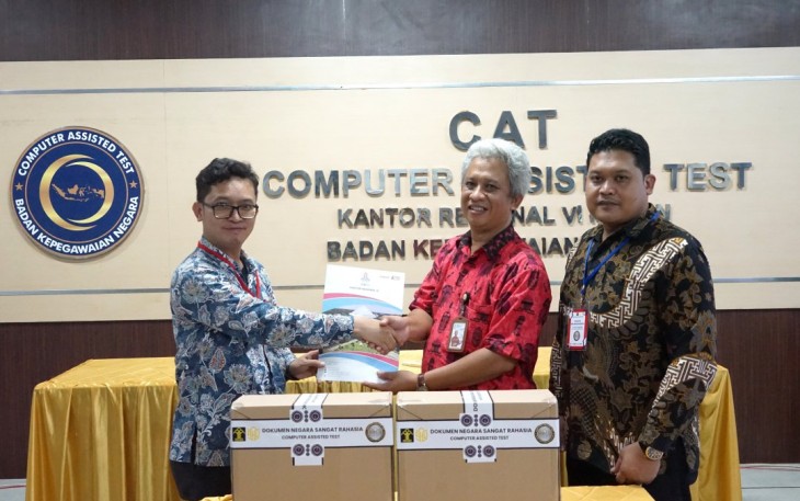 Kanwil Kemenkumham Sumut Tinjau Pelaksanaan Seleksi di Kanreg VI BKN Medan.