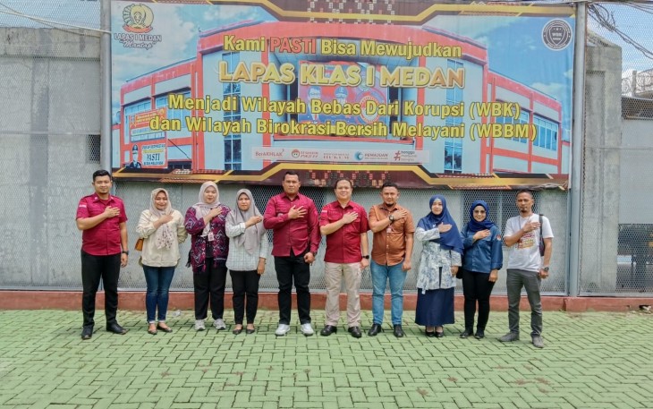 Lapas Kelas I Medan Lakukan Koordinasi Bersama KPU Medan