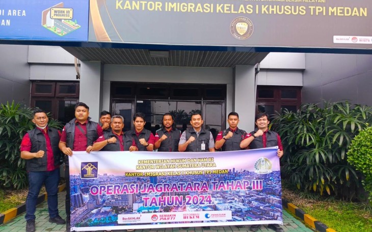Kantor Keimigrasian Gelar Operasi Pengawasan Orang Asing JAGRATARA TahapnIII