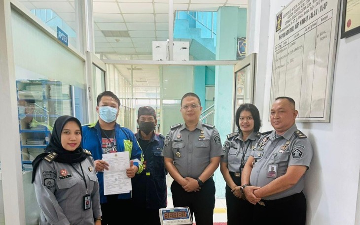 Lapas Kelas I Medan Serahkan Sampah Limbah Medis