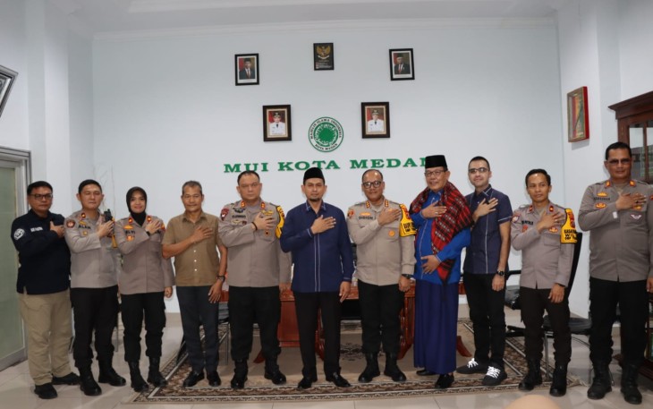 Giat Sambang Kapolrestabes Medan di Kantor Al Jam'iyatul Washliyah Medan